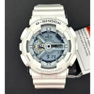 Casio G-Shock GA-110C-7A White Gray Analog Digital 200M Men’s Watch NIB